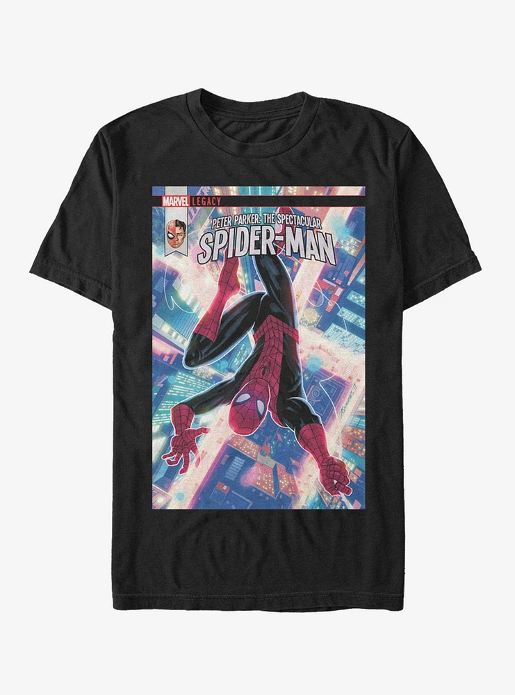 Hot Topic Marvel Spider-Man PeterParker March 18 T-Shirt