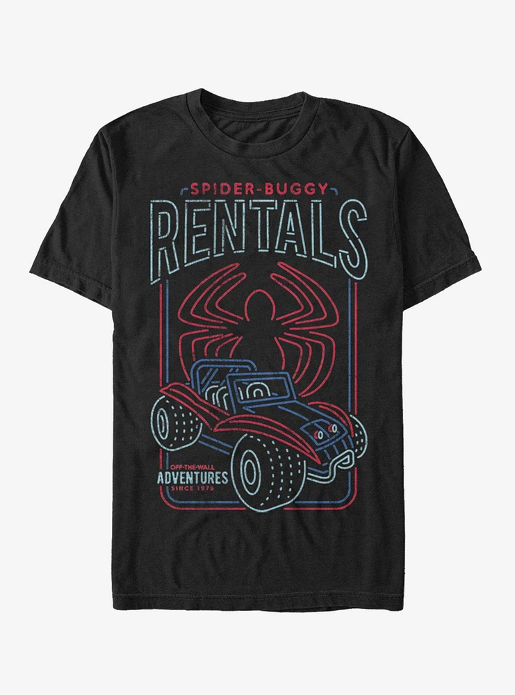 Hot Topic Marvel Spider-Man Spidey-Buggy Rentals T-Shirt