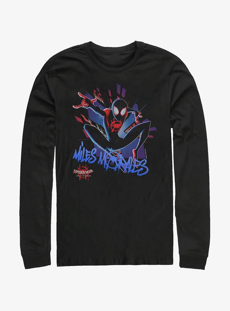 Hot Topic Marvel Spider-Man Spidey Explosion Long-Sleeve T-Shirt