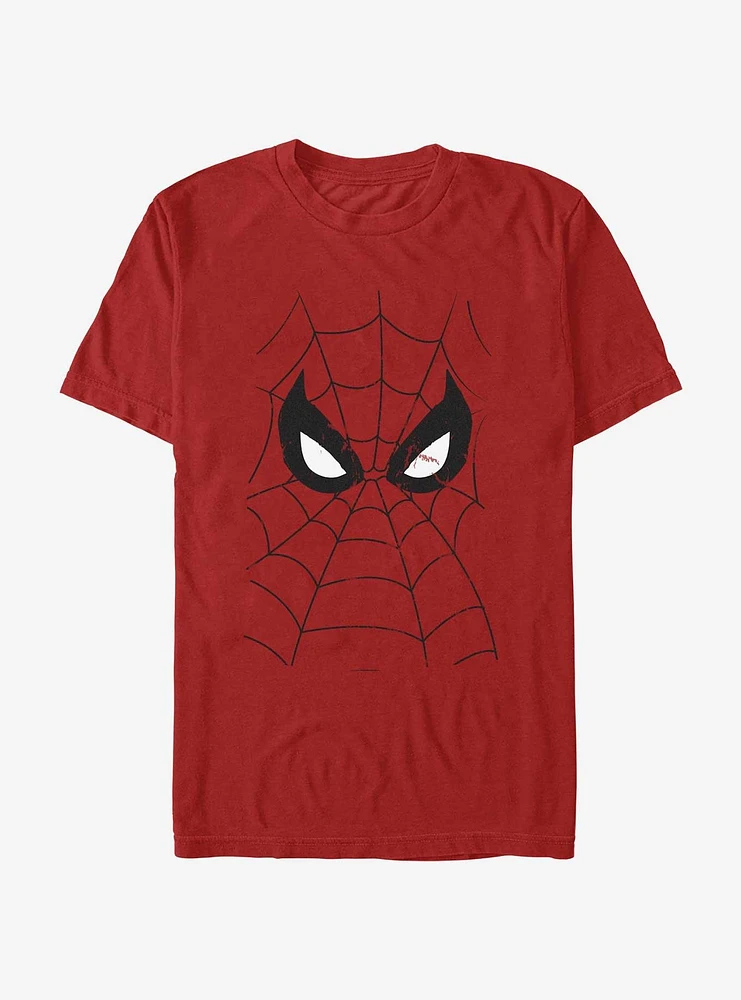 Hot Topic Marvel Spider-Man Spidey Face T-Shirt