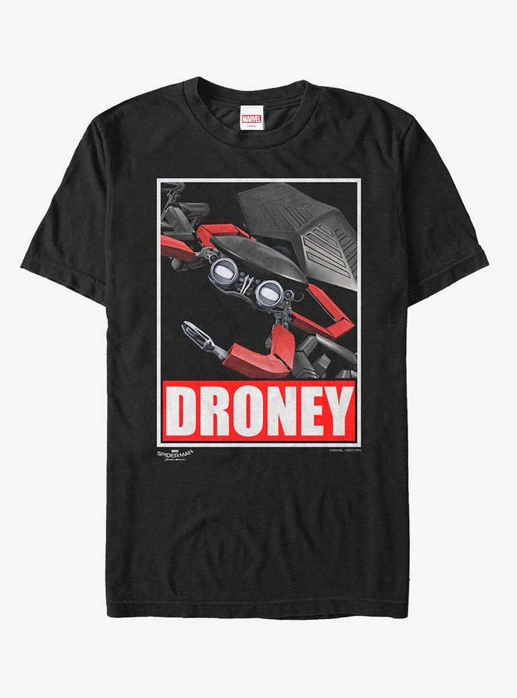 Hot Topic Marvel Spider-Man Spotlight Droney T-Shirt