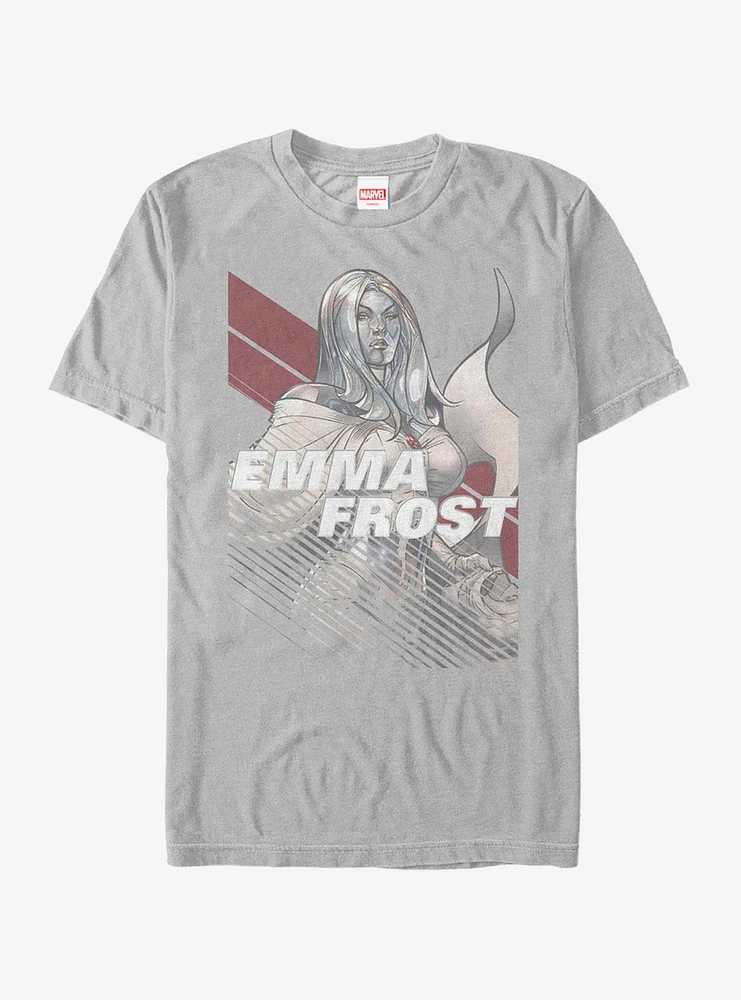 Hot Topic Marvel X-Men Emma Frost Stripe T-Shirt