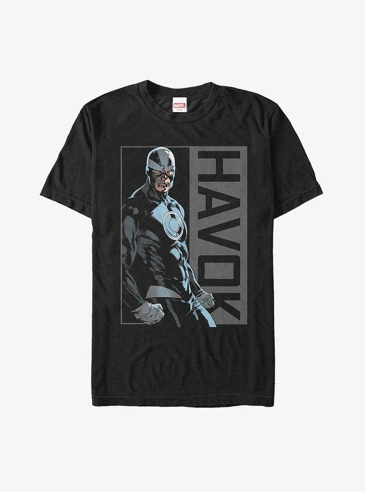 Hot Topic Marvel X-Men Havok Portrait T-Shirt