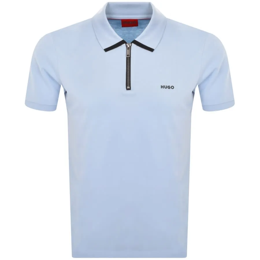 HUGO Dalomino Polo T Shirt Blue