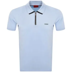 HUGO Dalomino Polo T Shirt Blue