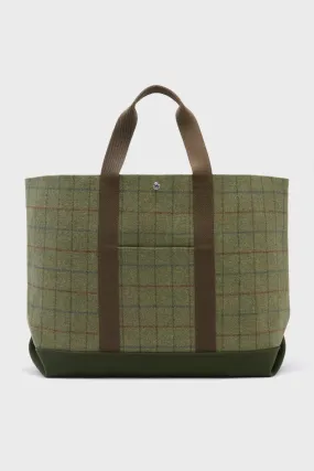 Hunting Tweed Bordeaux Tool XL Tote