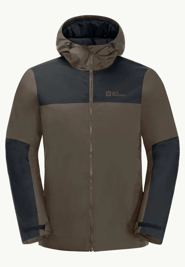 Jack Wolfskin Men's Jasper Insulated Jacket - Brown | George Fisher