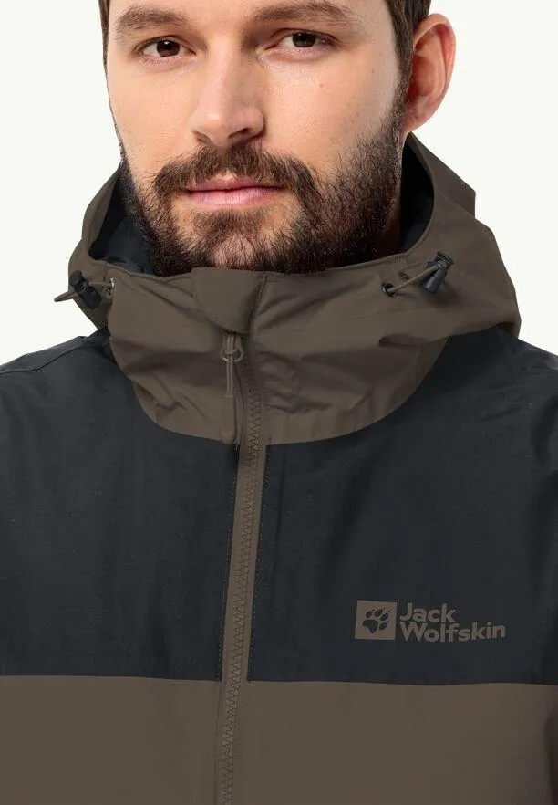 Jack Wolfskin Men's Jasper Insulated Jacket - Brown | George Fisher