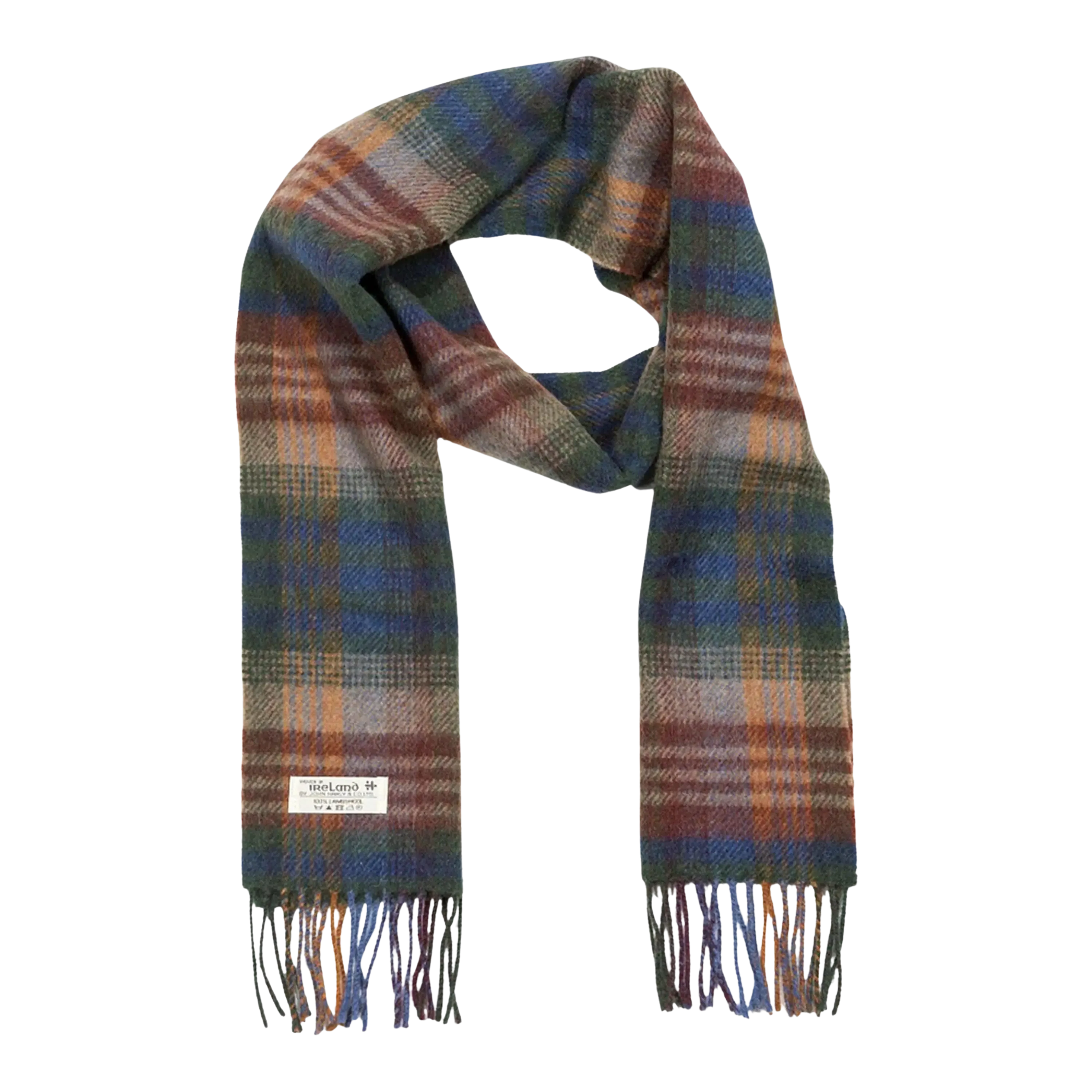 John Hanly Irish Wool Scarf Long Length