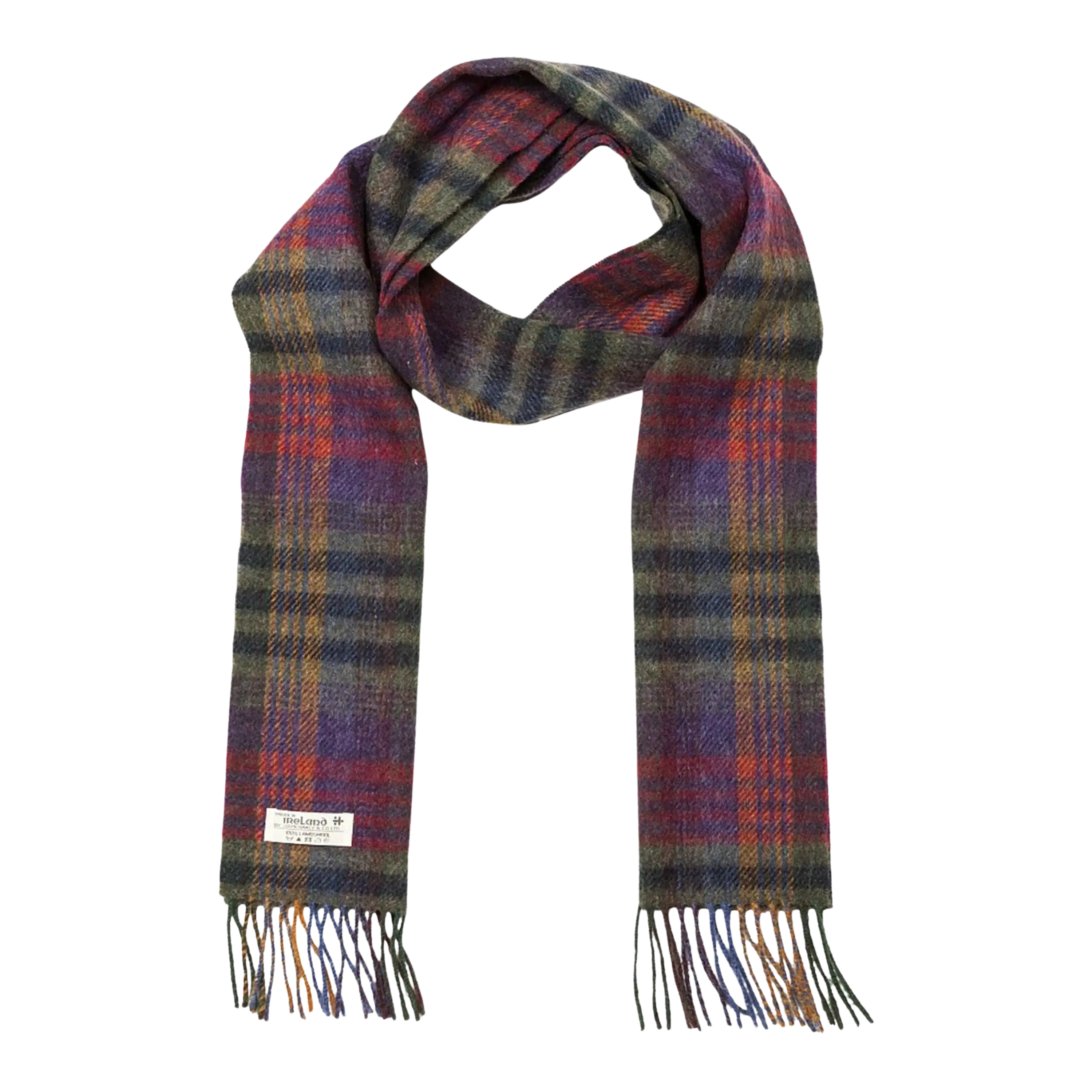 John Hanly Irish Wool Scarf Long Length