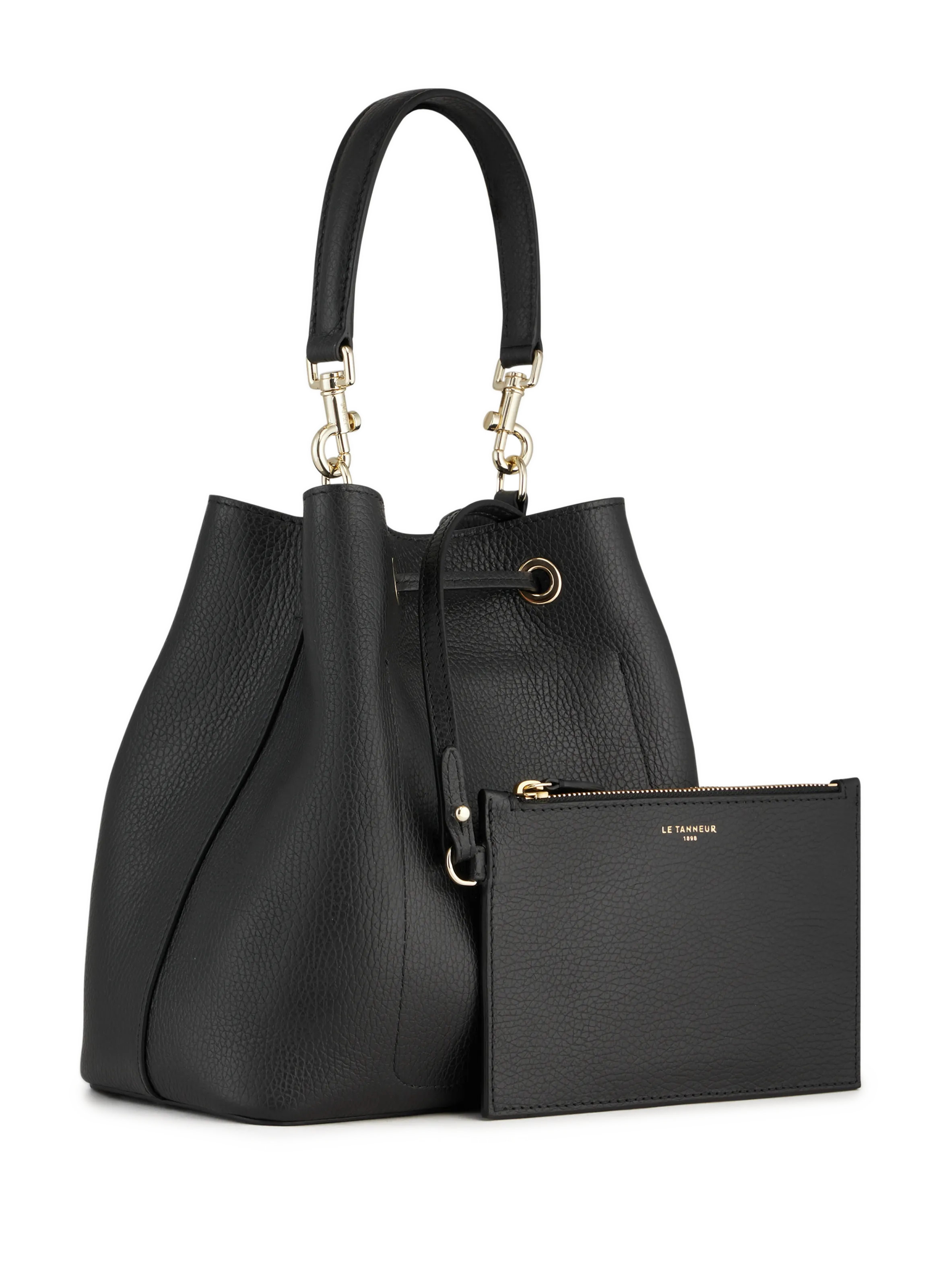 LE TANNEUR  Louise leather bag - Black