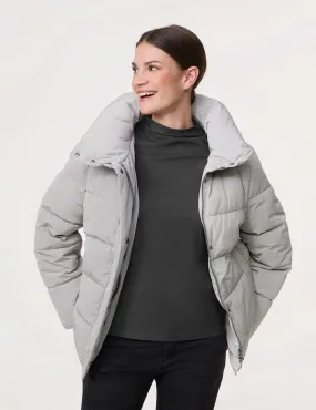 Lined outdoor jacket with side slits