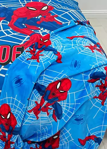 Marvel Spiderman Web Time Fleece Blanket | Kaleidoscope