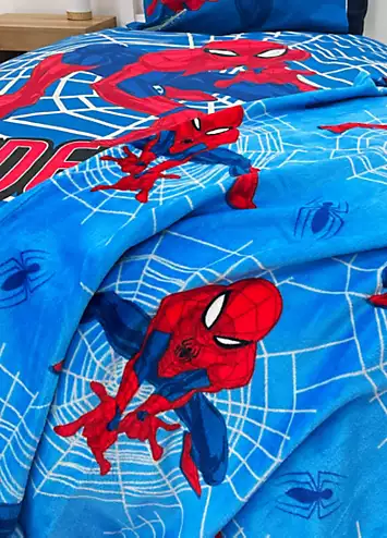 Marvel Spiderman Web Time Fleece Blanket | Kaleidoscope