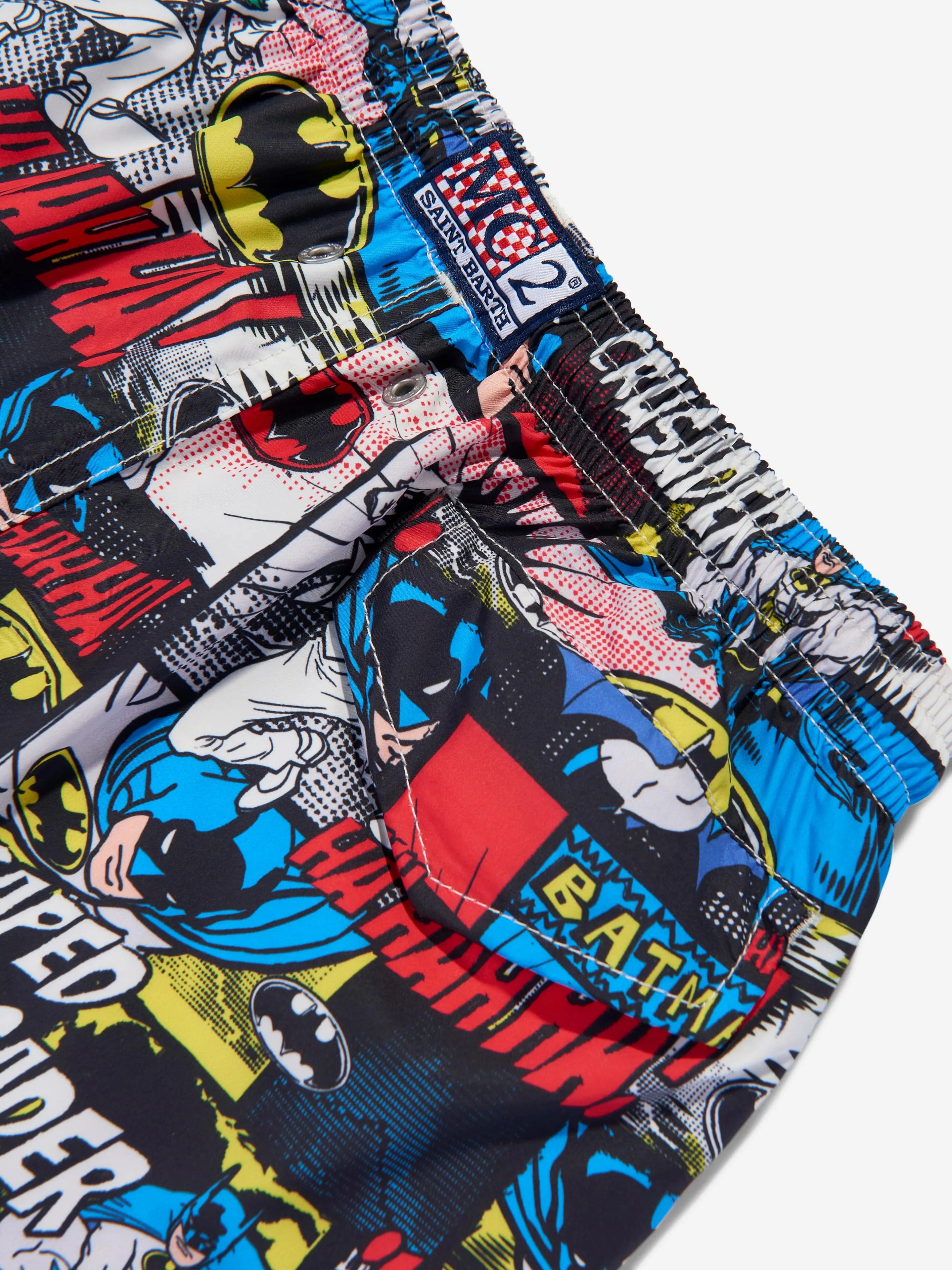 MC2 Saint Barth Boys Batman Comics Swim Shorts in Multicolour