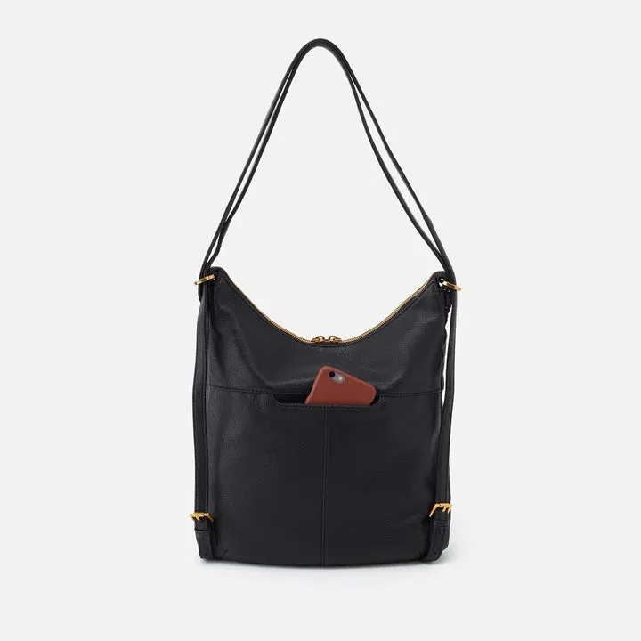 Merrin Convertible Backpack | Pebbled Leather