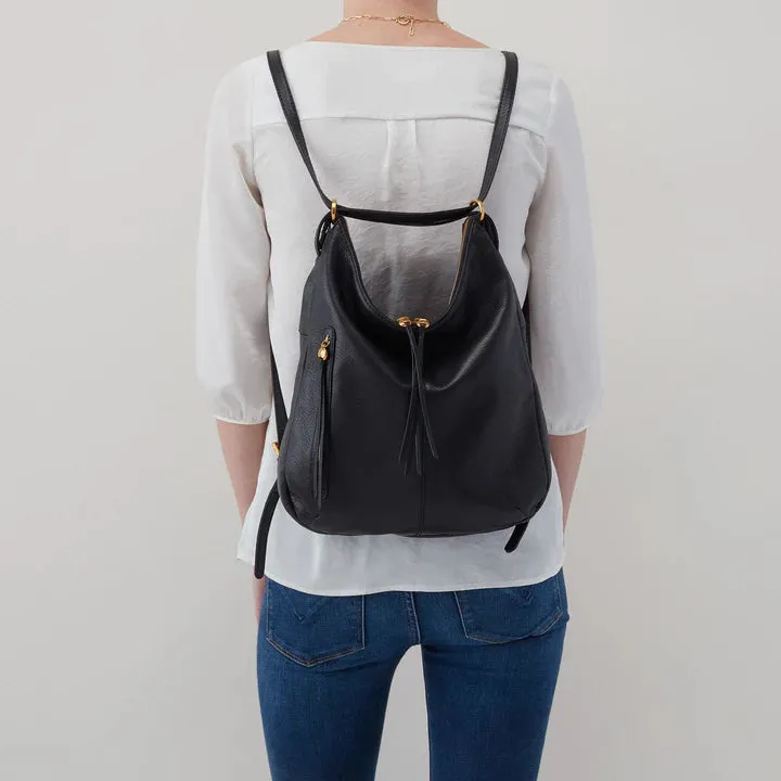 Merrin Convertible Backpack | Pebbled Leather