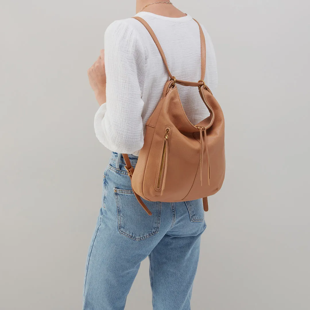 Merrin Convertible Backpack | Pebbled Leather