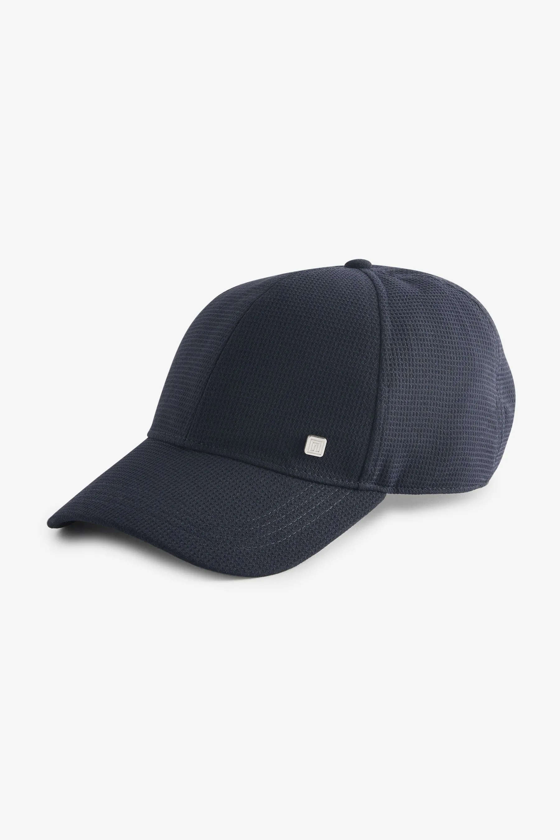 Navy Blue Textured Cap