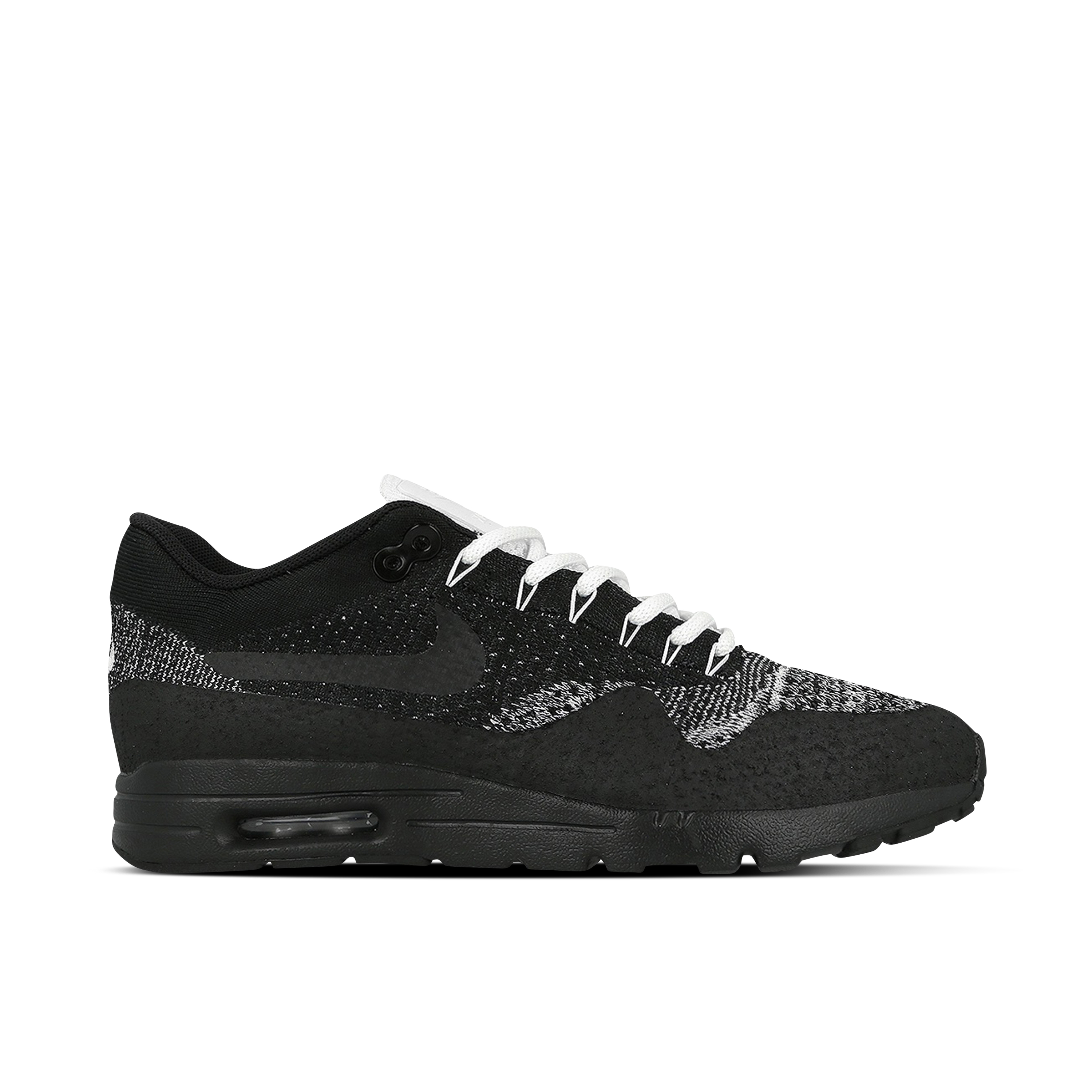 Nike Air Max 1 Ultra Flyknit Black Anthracite Womens | 859517-001 | Laced