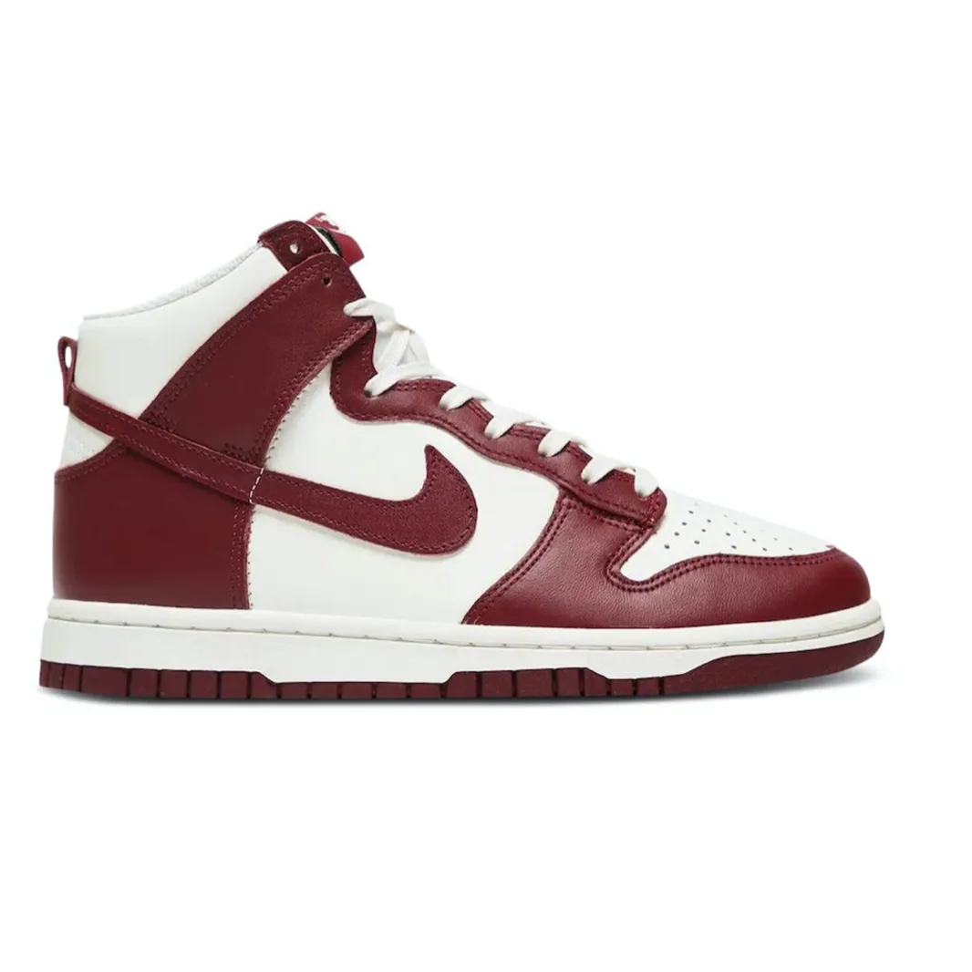 Nike Dunk High Sail Team Red (W)