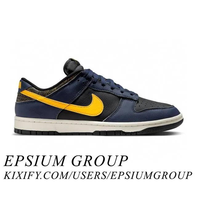 Nike Dunk Low (Vintage Michigan/ Black/ Tour Yellow/ Mid...