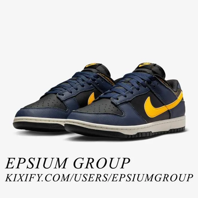 Nike Dunk Low (Vintage Michigan/ Black/ Tour Yellow/ Mid...