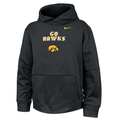 Nike Kids Iowa Hawkeyes Verb Therma Hoodie