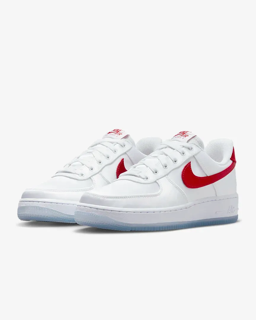 Nike W Air Force 1 '07 Satin - White / Varsity Red