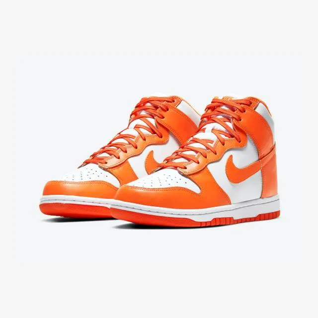 Nike Women's Dunk High (Syracuse 2021/ White/ Orange Bla...