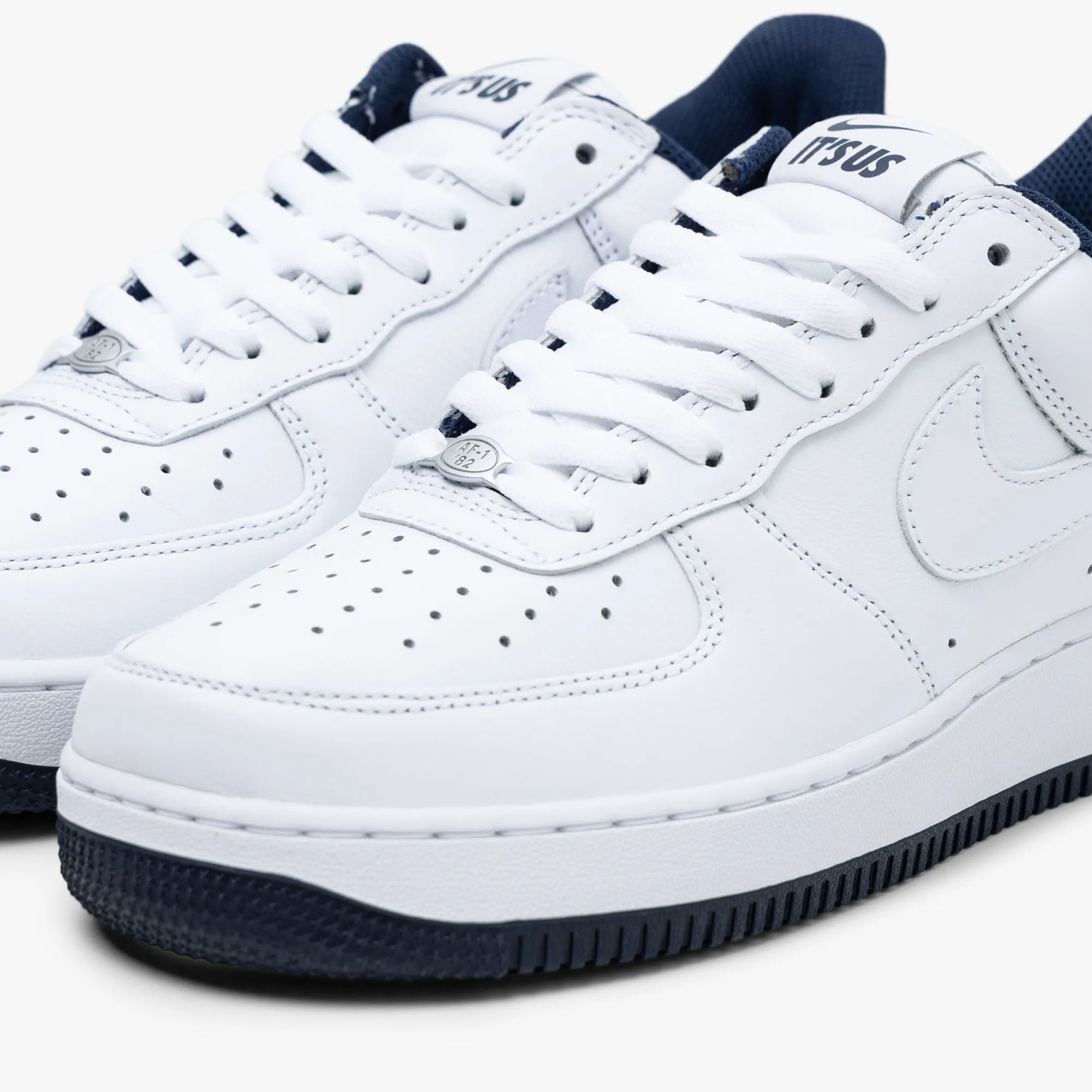 Nike x Lil Yachty Air Force 1 White / Midnight Navy - Dark Powder Blue