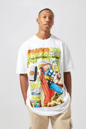 Oversized Marvel Thor License T-shirt | boohooMAN UK