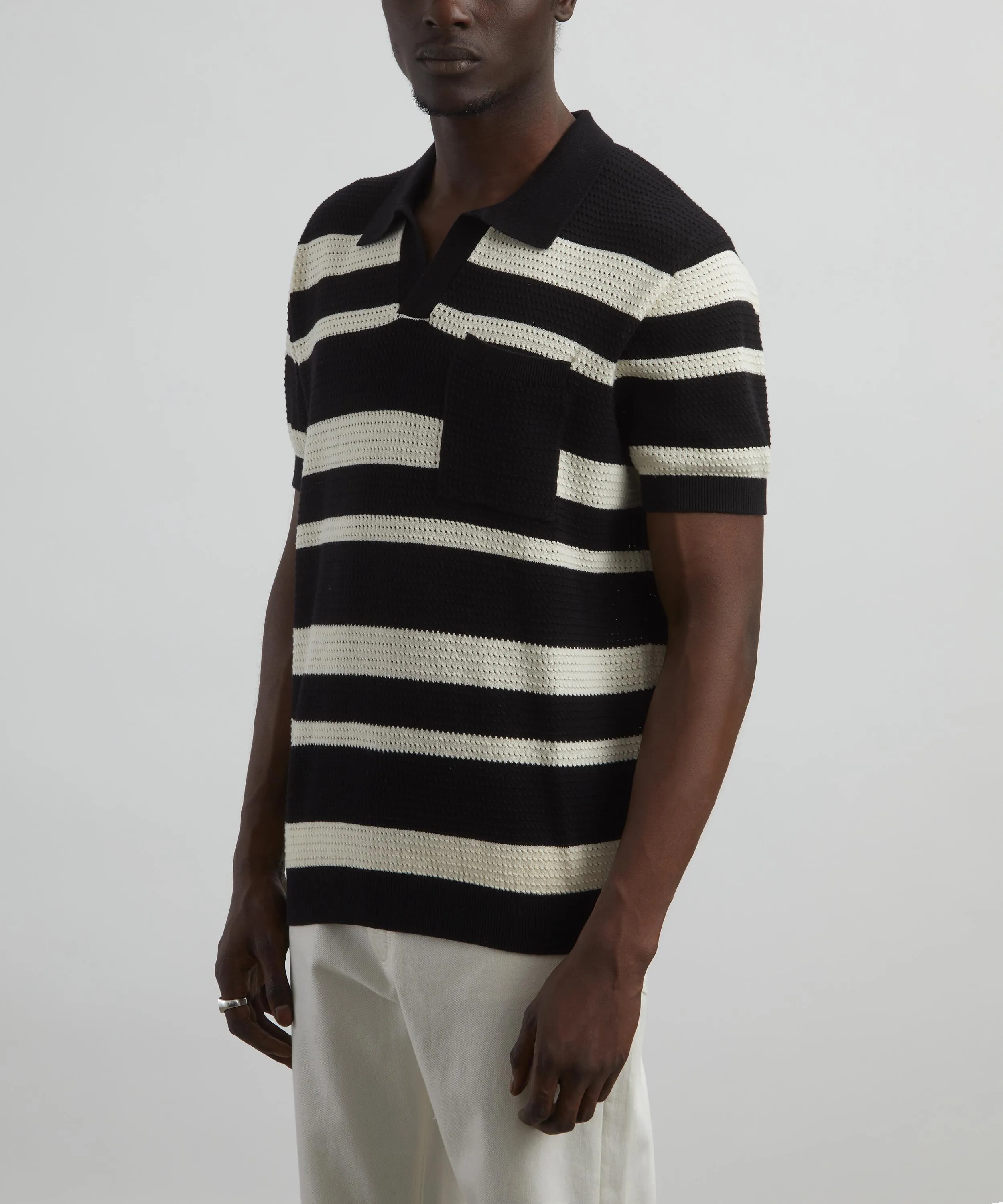 Paros Stripe Polo Shirt