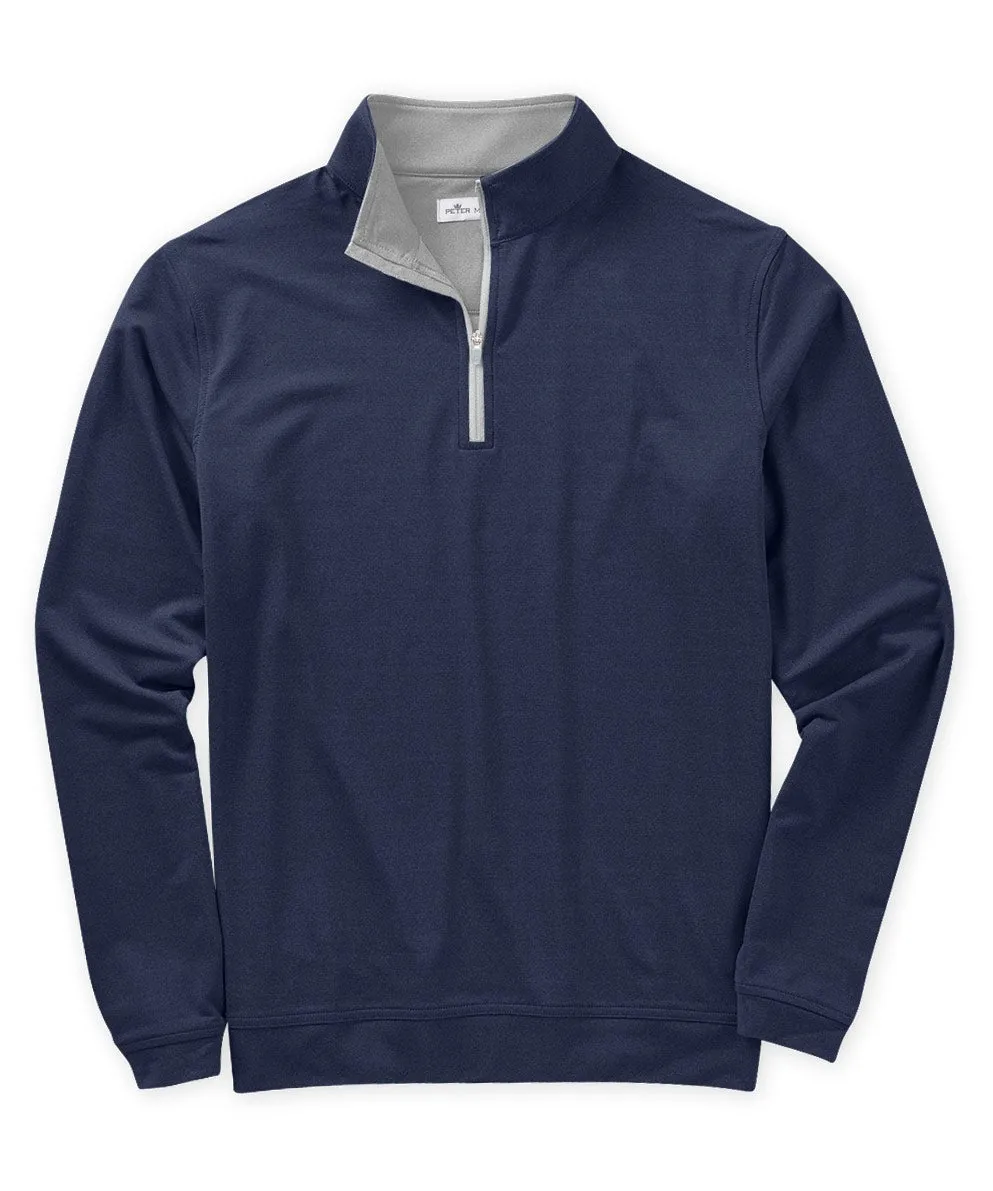 Peter Millar Perth Stretch Loop Terry Quarter-Zip Pullover