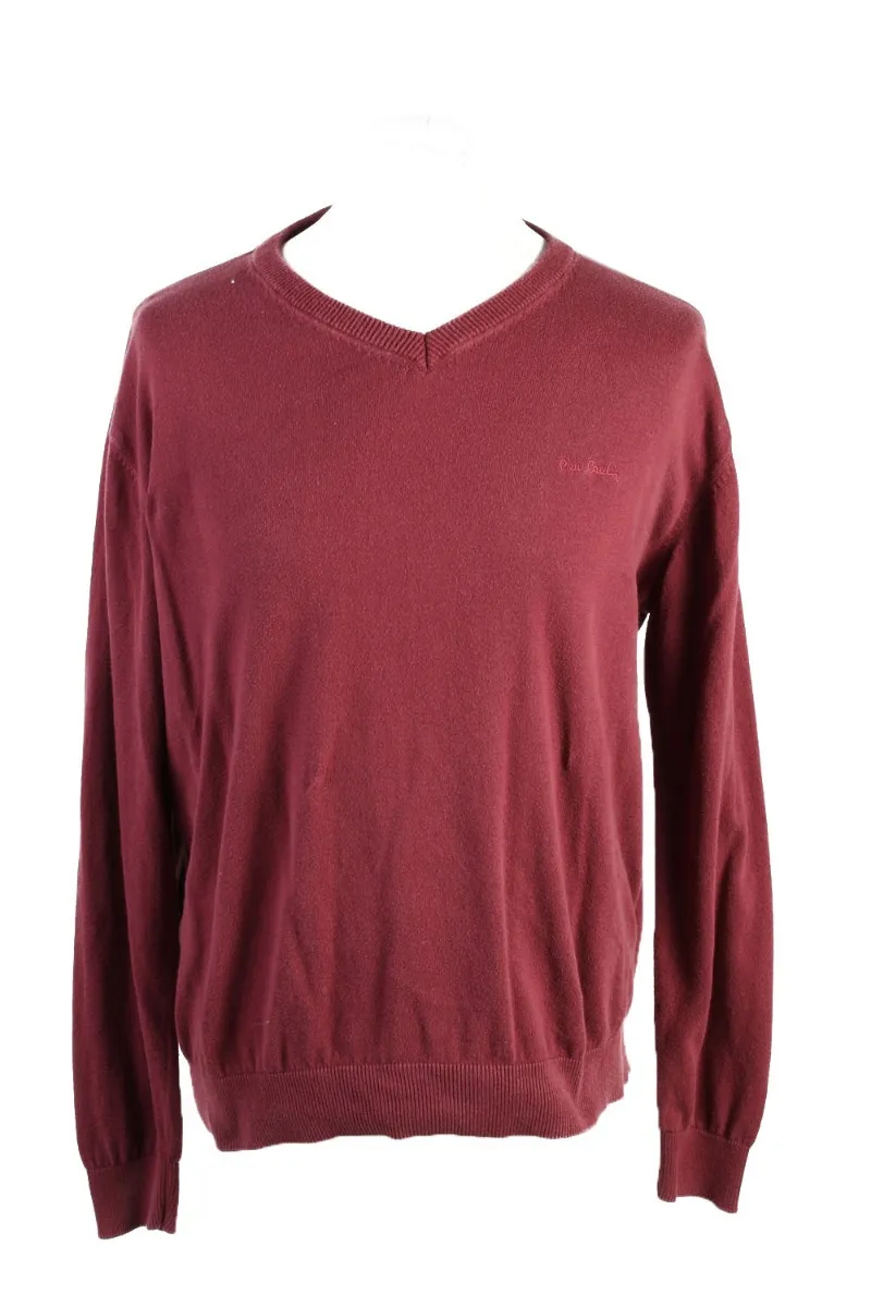 Pierre Cardin Pullover Jumper Bordeaux XL - Pepper Tree London