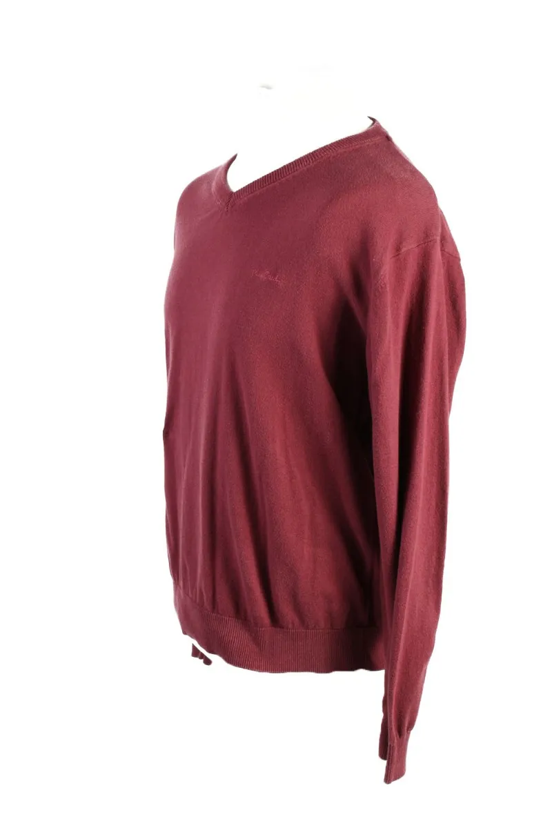 Pierre Cardin Pullover Jumper Bordeaux XL - Pepper Tree London