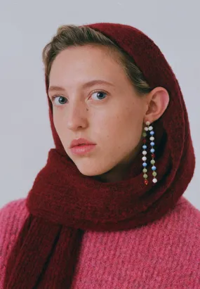 Plaza Scarf - aubergine