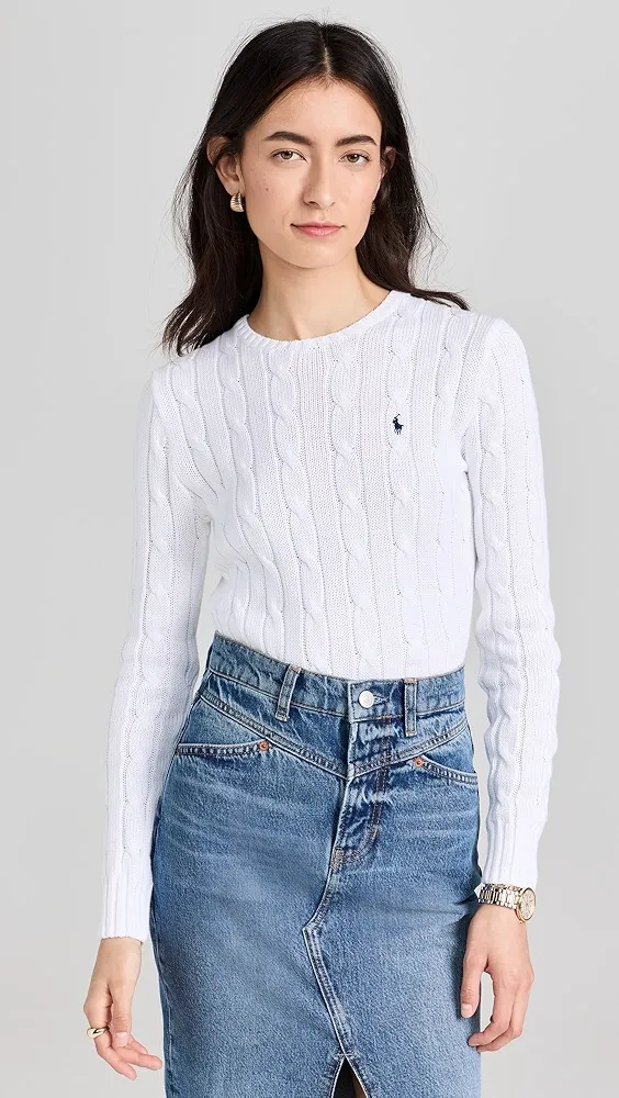 Polo Ralph Lauren   Cotton Julianna Long Sleeve Pullover 