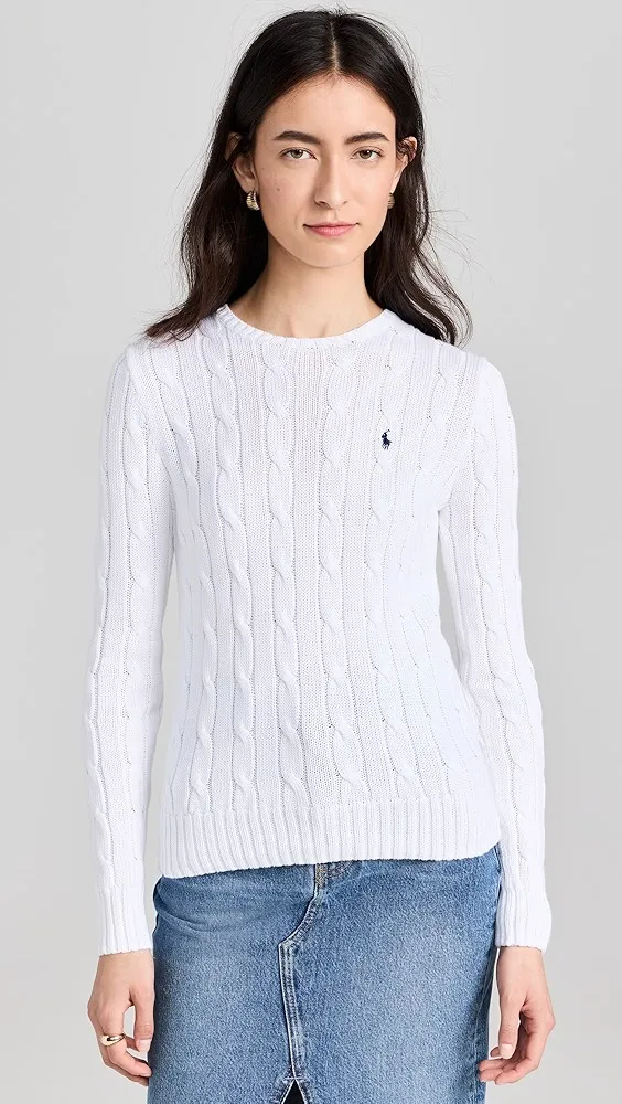 Polo Ralph Lauren   Cotton Julianna Long Sleeve Pullover 