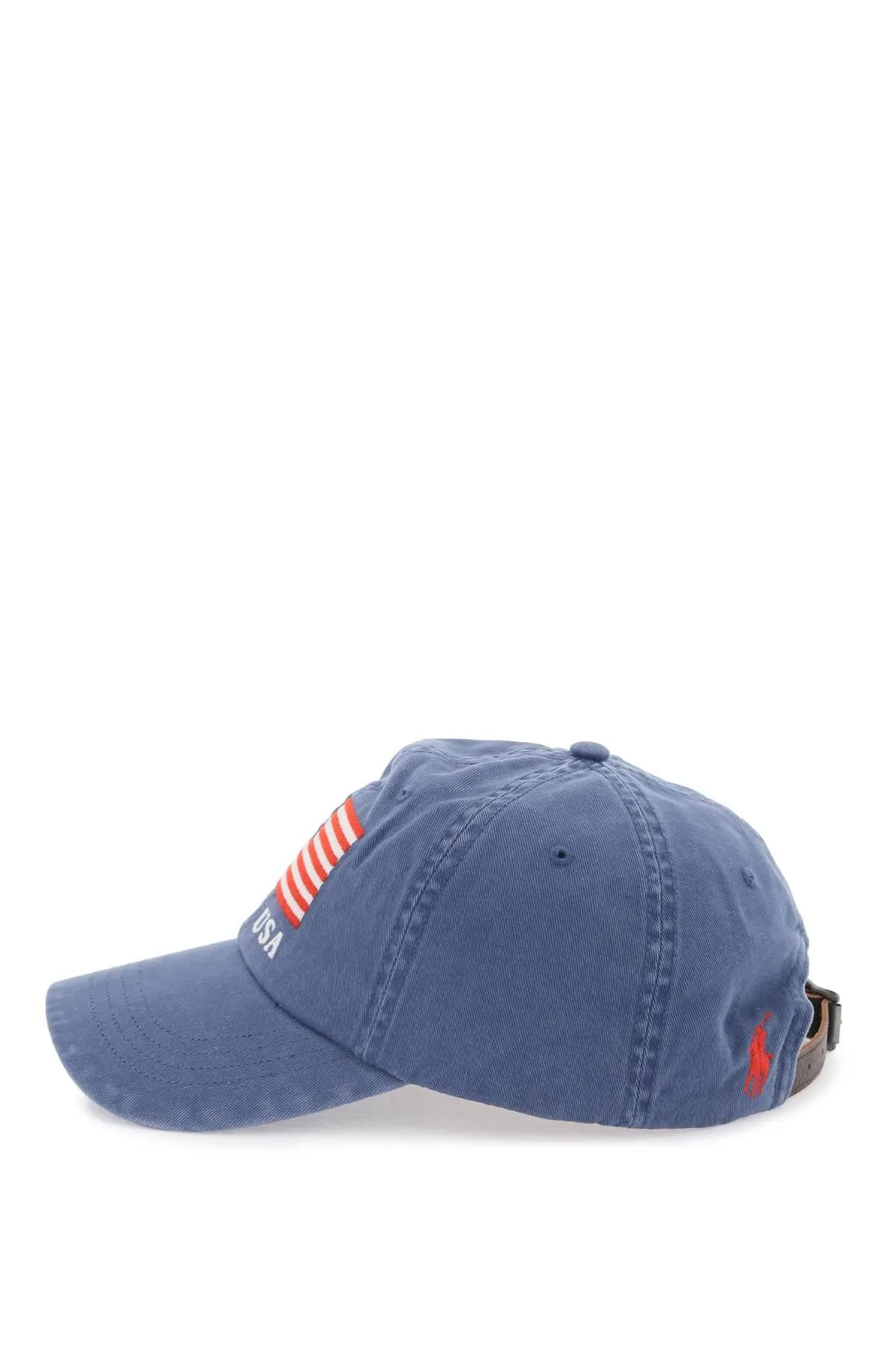 Polo Ralph Lauren    Polo Ralph Lauren Baseball Cap In Twill With Embroidered Flag