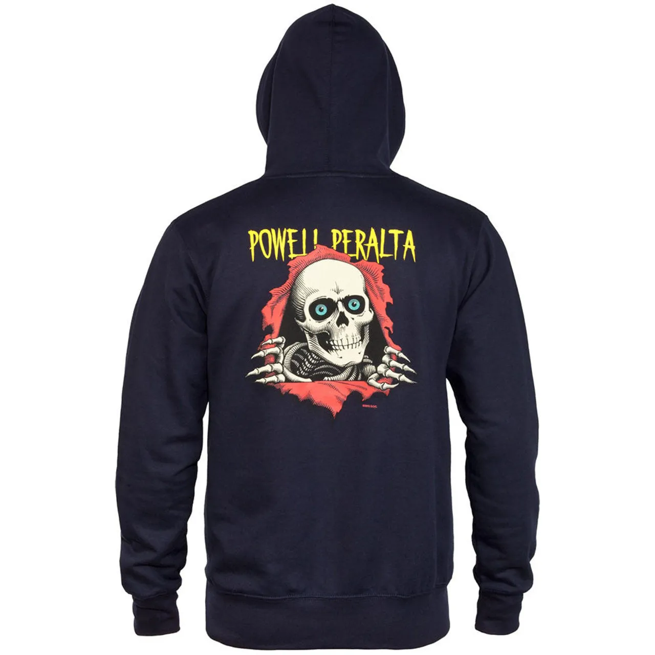 Powell Peralta Ripper Mid Weight Hooded Pullover Men's Sweatshirt - Navy