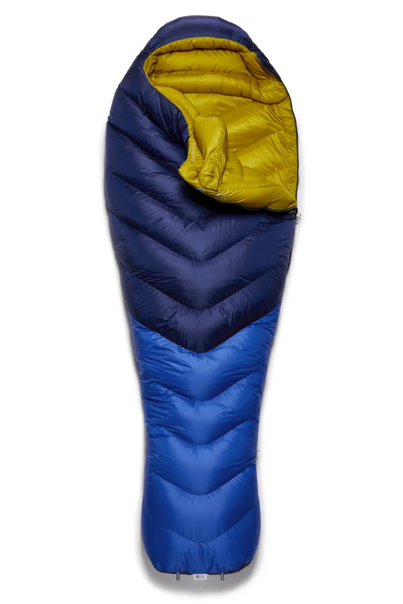 Rab Neutrino 800 Sleeping Bag Nightfall Blue - Long - Left Zip