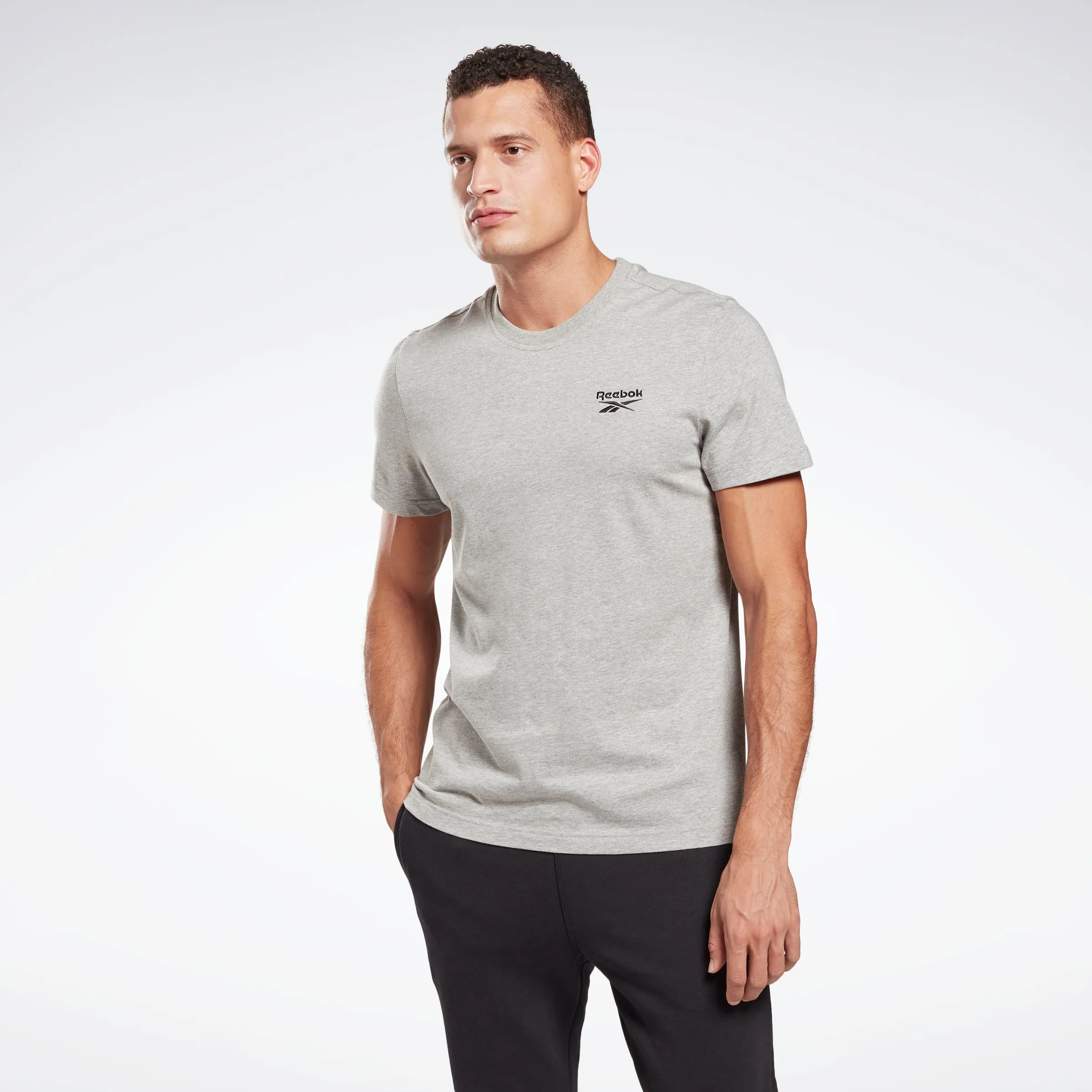 Reebok Identity T-Shirt Medium Grey Heather