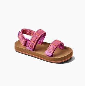 Reef Girls Little Ahi Convertible Sandals - Fuchsia Coral