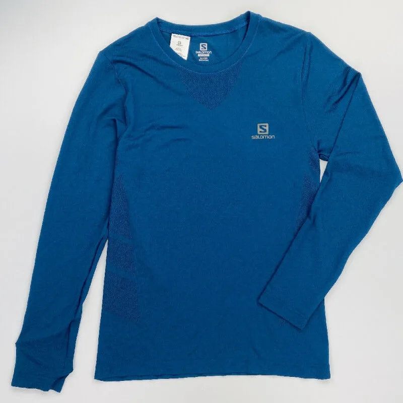 Salomon Sense LS Tee M - Second Hand Base layer - Men's - Blue oil - S | Hardloop