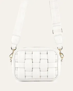 Scarlett cross body bag off white leather