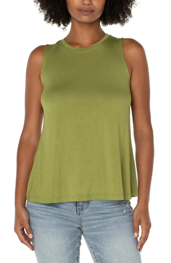 Sleeveless Scoop Neck Tank