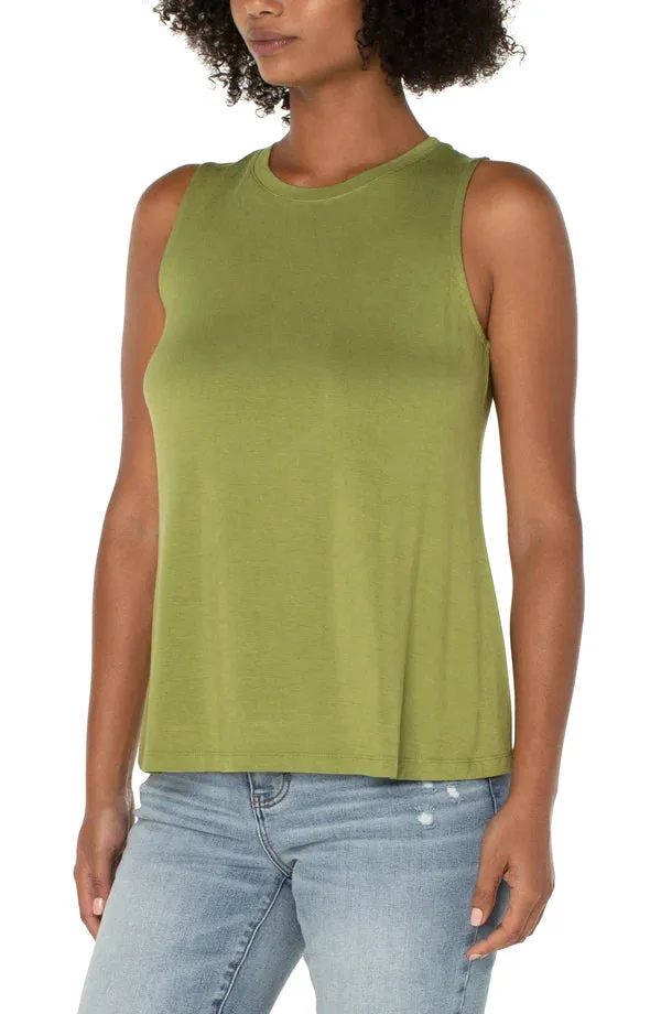 Sleeveless Scoop Neck Tank