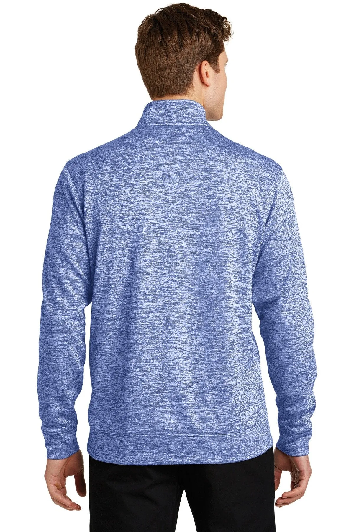 Sport-Tek PosiCharge Electric Heather Fleece 1/4-Zip Pullover ST226 True Royal Electric