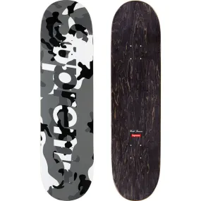 SUPREME 20FW CAMO LOGO SKATEBOARD